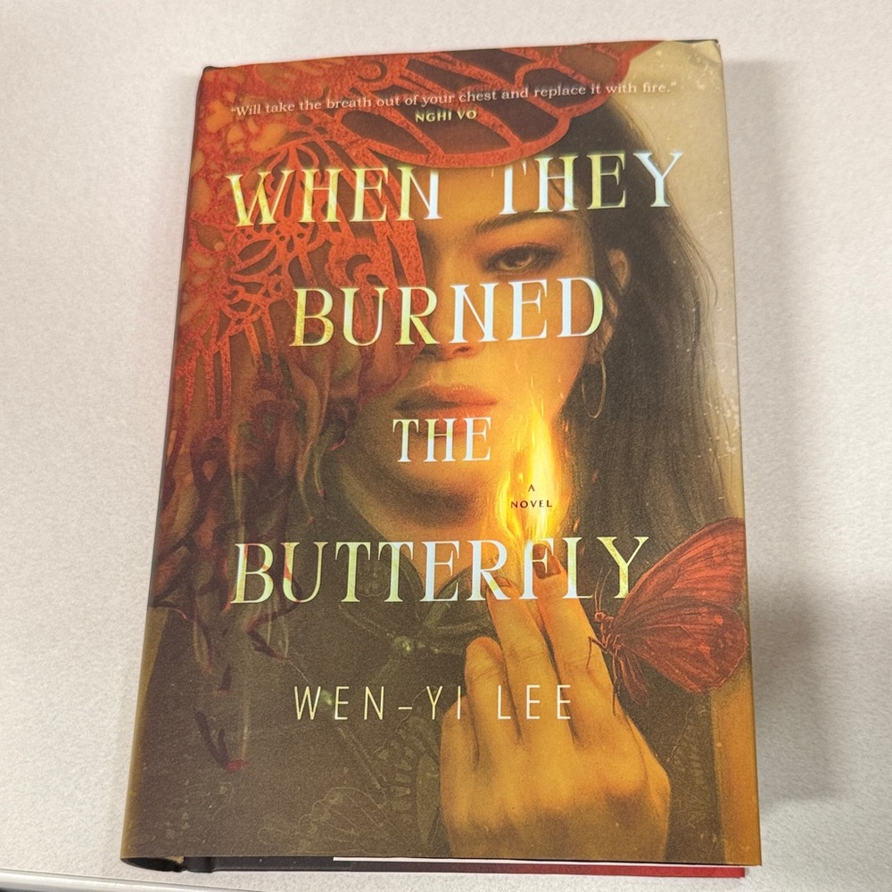 When They Burned the Butterfly Hardcover Book